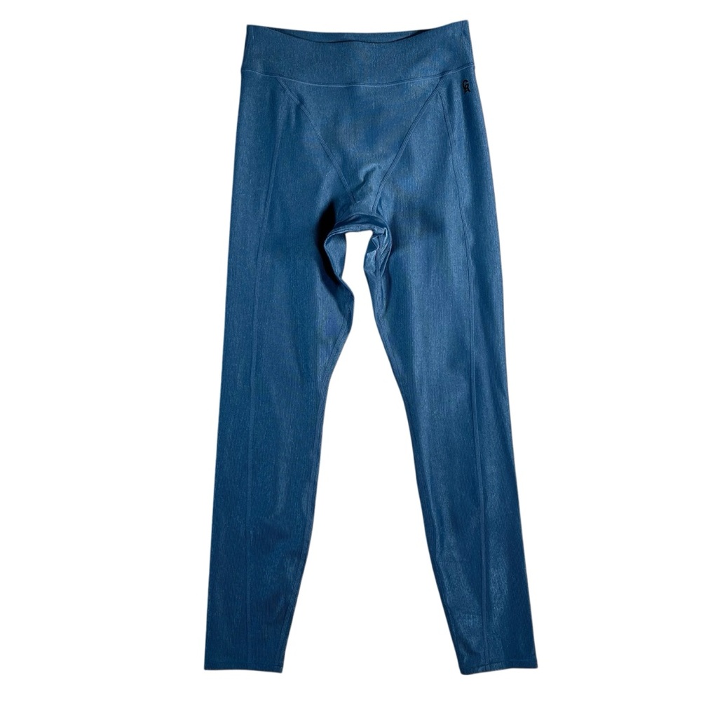 Good American NWT‎ Women's Blue The Fab Rib Leggings Size 3